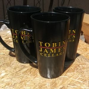 Tobin James Wine Cellars Black Coffee Cups